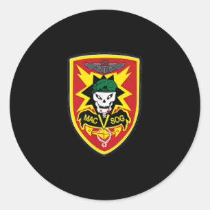 Zgxblwjhbsy Kreationen Co Macau-sog Vietnam War Mi Runder Aufkleber