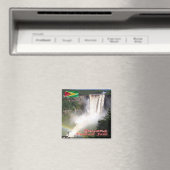 zGY007 GUYANA, Kaieteur Falls, Amerika, Kühlschran Magnet (In Situ (Geschirrspüler))