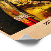 Zhangbo Hmong Culture Girl ist pingelnde chinesisc Poster (Ecke)