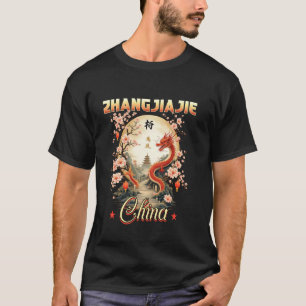 Zhangjiajie China Reise Souvenir Zhangjiajie Urlau T-Shirt