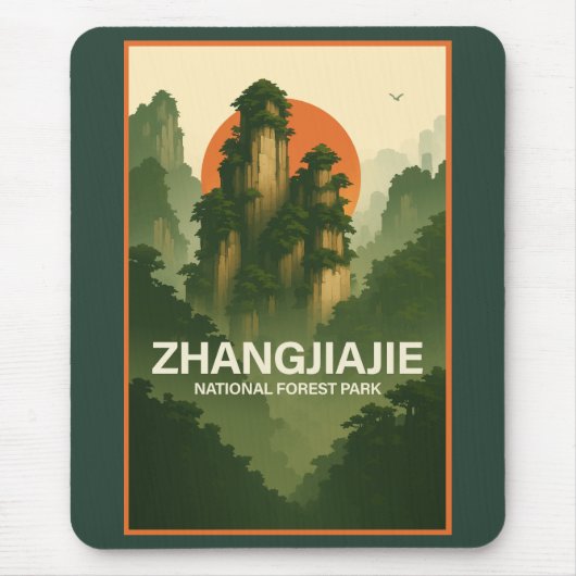 Zhangjiajie National Forest Park Mousepad (Vorne)