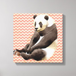 Zhen Zhen Panda Wrapped Canvas Print Leinwanddruck