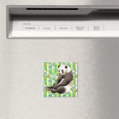 Zhen Zhen über die Panda auf Bamboo Magnet (In Situ (Geschirrspüler))