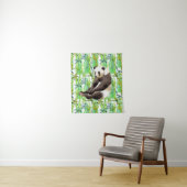 Zhen Zhen über die Panda auf Bamboo Wandteppich (Beispiel)