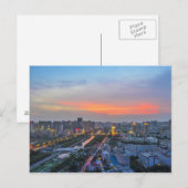 Zhengzhou, China Postkarte (Vorne/Hinten)
