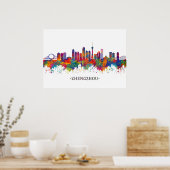 Zhengzhou China Skyline Poster (Küche)