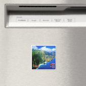 zHI006 KAUAI, HAWAII, Luftsicht, Ozeanien, Kühlsch Magnet (In Situ (Geschirrspüler))