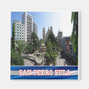 zHN004 SAN PEDRO SULA, Honduras, Amerika, Kühlschr Magnet