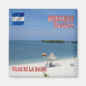 zHN005 ROATAN, Bay Islands, Honduras, Kühlschrank Magnet (Vorne)