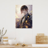 Zhongli Genshin Poster (Küche)
