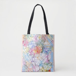 Zhongshan China Stadtplan Tasche