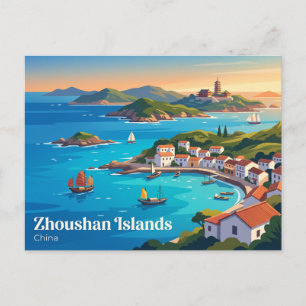 Zhoushan-Inseln China Postkarte