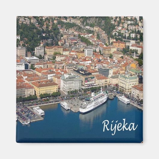 zHR005 RIJEKA Kroatien, Kühlschrank Magnet (Vorne)