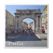 zHR007 PULA, Kroatien, Fliese (Vorderseite)