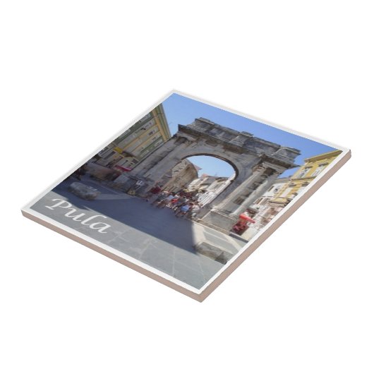 zHR007 PULA, Kroatien, Fliese (Seite)