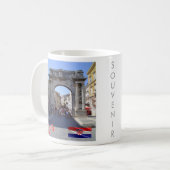 zHR008 PULA, Kroatien, Kaffeetasse (Vorderseite Links)