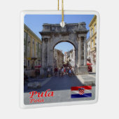 zHR008 PULA, Kroatien, Keramikornament (Rechts)