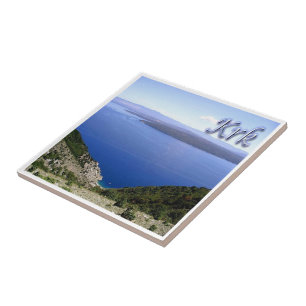 zHR014 KRK, CRES, Kroatien Fliese