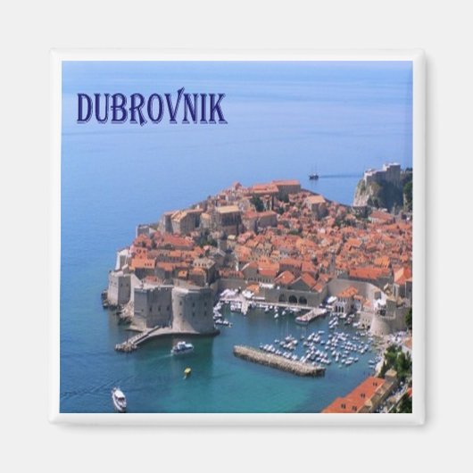zHR017 DUBROVNIK, Kroatien, Kühlschrank Magnet (Vorne)