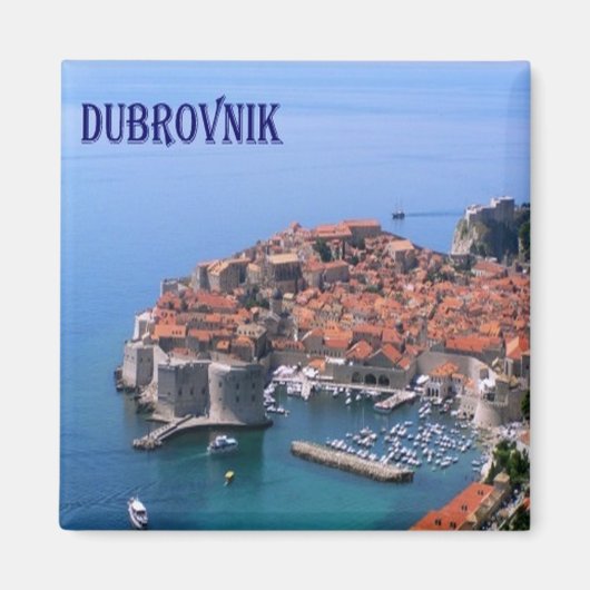 zHR017 DUBROVNIK, Kroatien, Kühlschrank Magnet (Vorne)