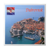 zHR018 DUBROVNIK, Kroatien, Fliese (Vorderseite)