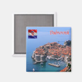 zHR018 DUBROVNIK, Kroatien, Kühlschrank Magnet (Vorderseite/Rückseite)