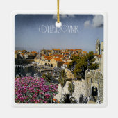 zHR019 DUBROVNIK, Kroatien, Keramikornament (Rückseite)