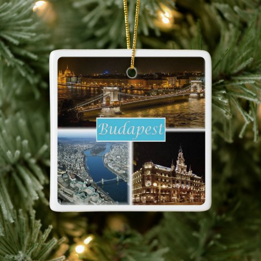 zHU003 BUDAPEST Ungarn, Keramikornament (Baum)