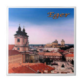 zHU007 EGER BELVAROSA, Ungarn, Fliese (Vorderseite)
