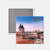 zHU007 EGER BELVAROSA, Ungarn, Kühlschrank Magnet (Vorderseite/Rückseite)