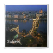 zHU008 BUDAPEST, Ungarn, Budapest, Fliese (Vorderseite)