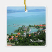 zHU009 BALATON, Ungarn, Europa, Keramikornament (Vorderseite)