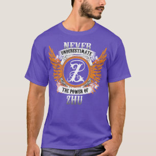 Zhu Name Shirt nie unterschätzen den Power der Zh