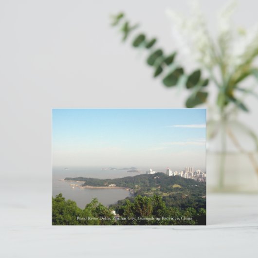 Zhuhai, Pearl River Delta, Provinz Guangdong, Chin Postkarte (Stehend Vorderseite)