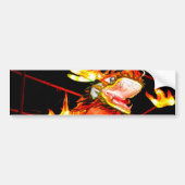 Zhulong Feuerdrache  Autoaufkleber (Vorne)