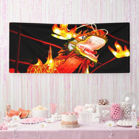 Zhulong Feuerdrache  Banner (Party)