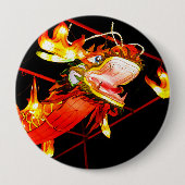 Zhulong Feuerdrache Button (Vorderseite)