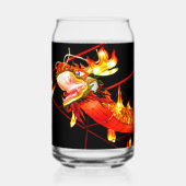 Zhulong Feuerdrache Dosenglas (Vorderseite)