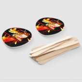 Zhulong-Feuerdrache Fächer (Non-assembled)