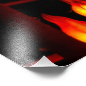 Zhulong-Feuerdrache Fotodruck (Ecke)