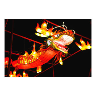 Zhulong-Feuerdrache  Fotodruck