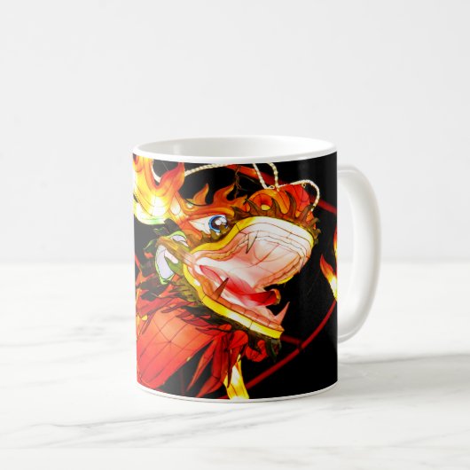 Zhulong Feuerdrache Kaffeetasse (VorderseiteRechts)