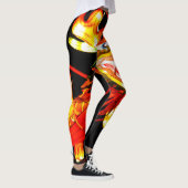 Zhulong-Feuerdrache Leggings (Rechts)