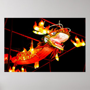 Zhulong-Feuerdrache  Poster