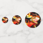 Zhulong Fire Dragon Konfetti (Rückseiten)