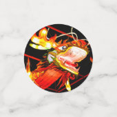 Zhulong Fire Dragon Konfetti (Klein Vorderseite)