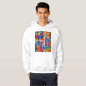 Zhuzhou China City Map Hoodie (Vorne ganz)
