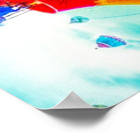 Zia-Ballon Poster (Ecke)