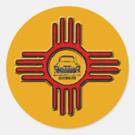 Zia Bob Round Sticker