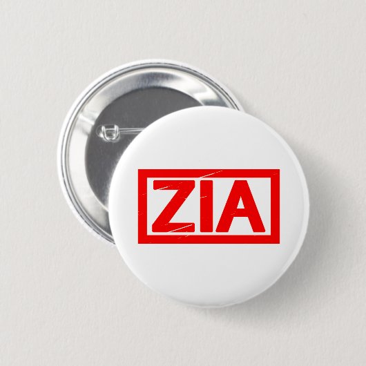 Zia Briefmarke Button (Vorne & Hinten)